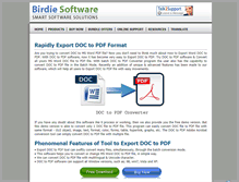 Tablet Screenshot of export.birdiesoftware.com