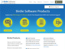Tablet Screenshot of birdiesoftware.com