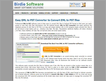 Tablet Screenshot of emltopst.birdiesoftware.com